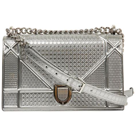 dior diorama silver|Dior diorama bag tapioca.